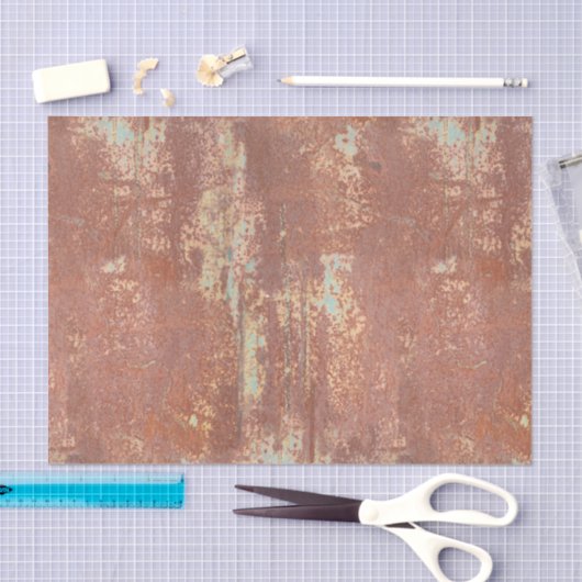 Papier Mousseline Texture rouillée en métal (Artisanat)