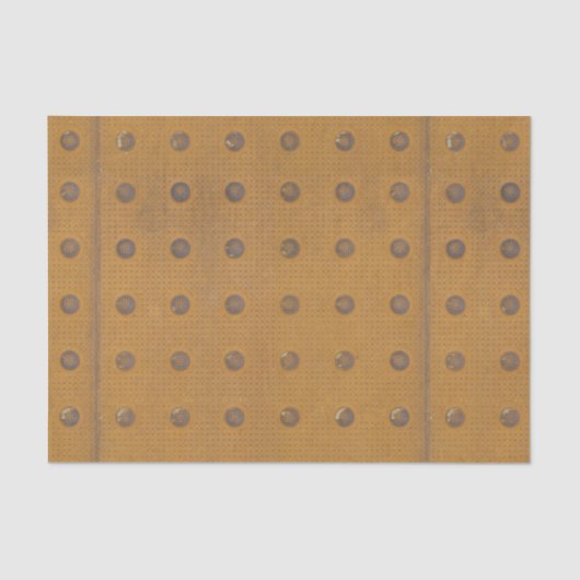 Papier Mousseline Texture rouillée industrielle en métal (Recto)