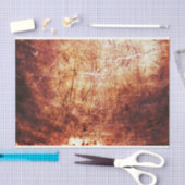 Papier Mousseline Texture rustique Rouille or Découpage Brown (Artisanat)