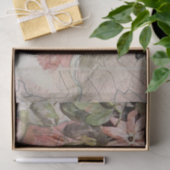 Papier Mousseline Texture rustique vintage Carte Botanique Découpage (Cadeau)