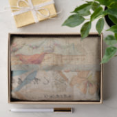 Papier Mousseline Texture Rustique Vintage Découpage Rose pêche  (Cadeau)