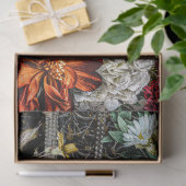 Papier Mousseline Texture vintage Botanique Rustique Découpage Franç (Cadeau)