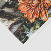 Papier Mousseline Texture vintage Botanique Rustique Découpage Franç (Détail)