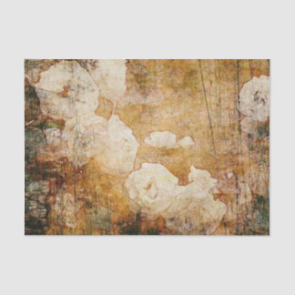 Papier Mousseline texture vintage florale grunge d'arrière - plan
