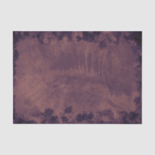 Papier Mousseline Texture Vintage Rustique Foncé Violet Floral Grung