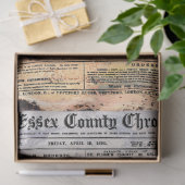 Papier Mousseline Texture Vintage Rustique journal Découpage (Cadeau)