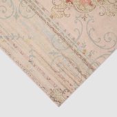 Papier Mousseline Texture vintage Rustique Peach Distressed Découpag (Détail)