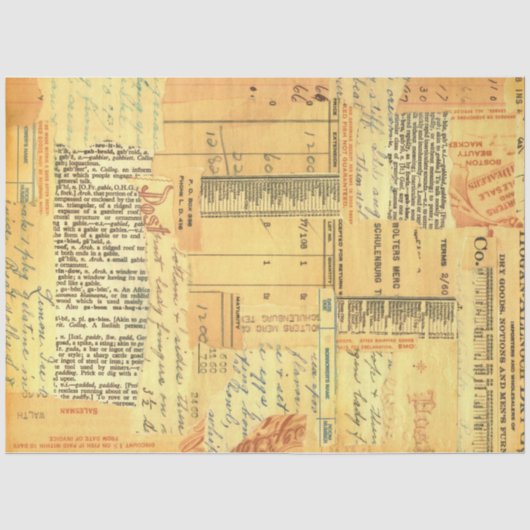 Papier Mousseline Texture Vintage souple (Recto)