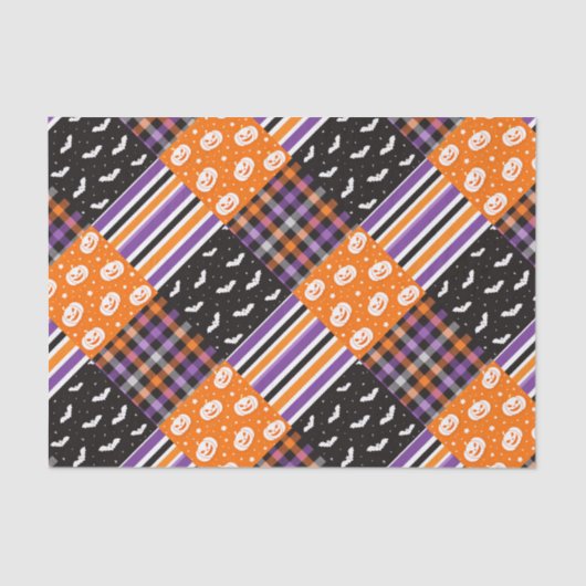 Papier Mousseline Textures d'Halloween (Recto)