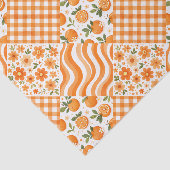 Papier Mousseline Textures Orange (Détail)
