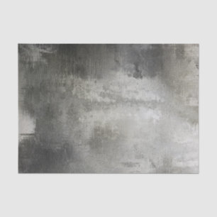Papier Mousseline texturisé noir et blanc grunge abstrait d'art