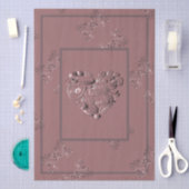 Papier Mousseline "Thank you" Dusty Rose (Artisanat)