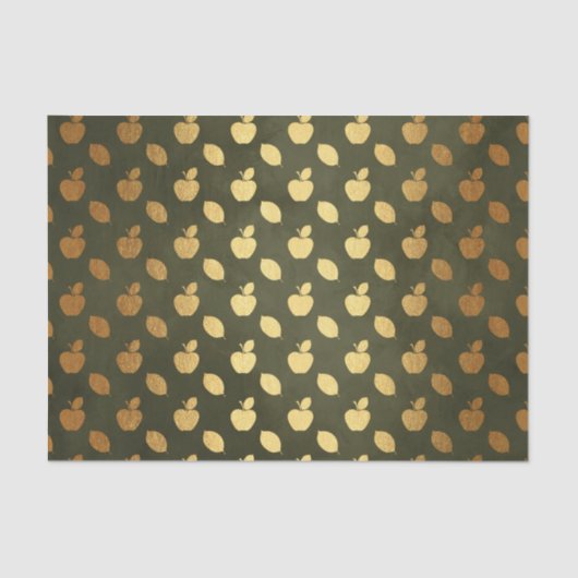 Papier Mousseline Thankesgiving Gold Foil (Recto)