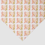 Papier Mousseline Thankful Grateful Blessed: Autumn’s Heartbeat (Détail)