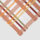 Papier Mousseline Thankgiving Plaid Series Design 9 (Détail)