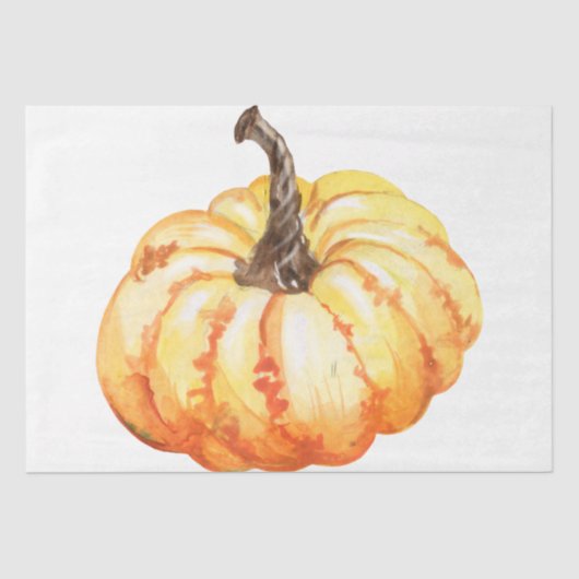 Papier Mousseline Thanksgiving Citrouille Series Design 15 (Recto)