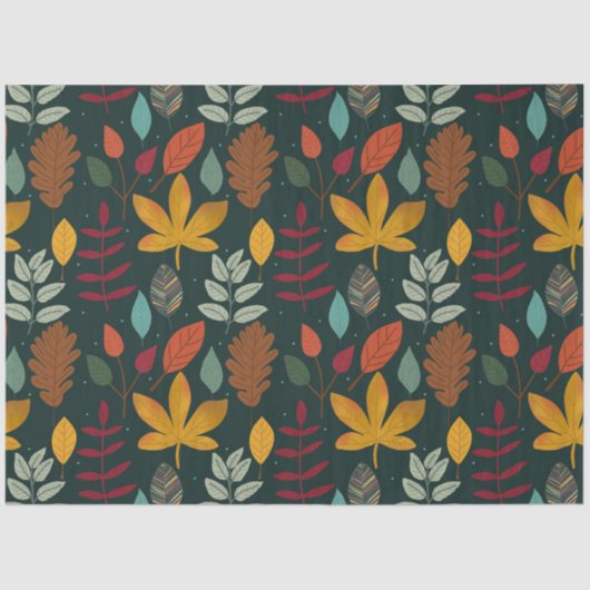 Papier Mousseline Thanksgiving Citrouille Series Design 28 (Recto)