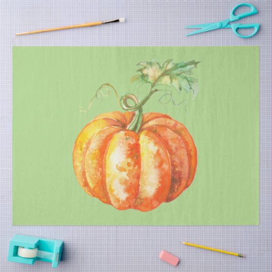 Papier Mousseline Thanksgiving Citrouille Series Design 45 (Artisanat)