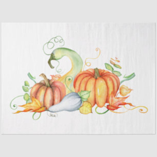 Papier Mousseline Thanksgiving Citrouille Series Design 7
