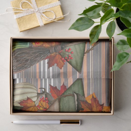 Papier Mousseline Thanksgiving Collection d'automne tendance (Cadeau)