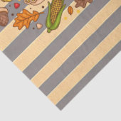 Papier Mousseline Thanksgiving Moderne Belle Collection Automne (Détail)