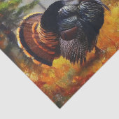 Papier Mousseline Thanksgiving Turquie peinture à l'huile Découpage (Détail)