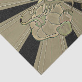 Papier Mousseline Thanksgiving Turquie sculpté - (Détail)