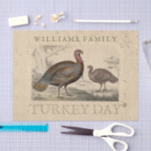 Papier Mousseline Thanksgiving Vintage Turquie Day Decoupage (Artisanat)