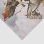 Papier Mousseline The Blanket Signal by Frederic Remington (Détail)