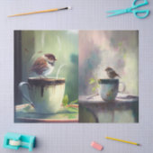 Papier Mousseline Thé de l'après-midi et Twitter (Artisanat)