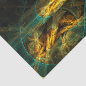 Papier Mousseline The Eye of the Jungle Abstract (Détail)