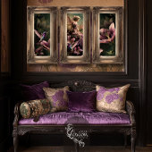 Papier Mousseline The Lily, Hummingbird Ethereal Floral