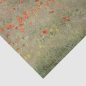 Papier Mousseline The Poppy Field near Argenteuil by Claude Monet (Détail)