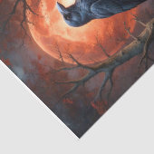 Papier Mousseline The raven guards the secret of Red Moon’s crypt (Détail)