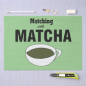 Papier Mousseline Thé vert Matcha (Artisanat)