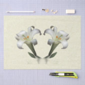 Papier Mousseline The White Lily - (Artisanat)