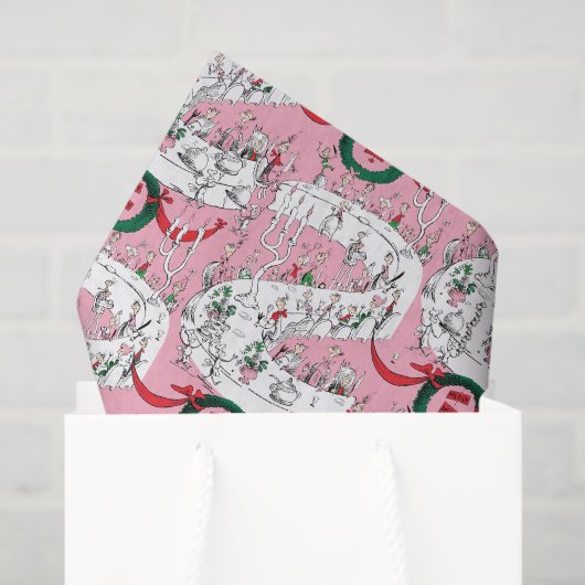 Papier Mousseline The Whos' Merry Christmas Feast (Sac cadeau)