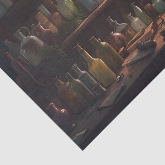 Papier Mousseline The Wizards Apothecary | Digital Art (Détail)
