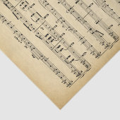 Papier Mousseline Thème de musique (Détail)