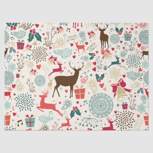 Papier Mousseline Thème de Noël (Recto)