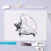 Papier Mousseline Thème de plage de couleur DIY - Conch She'll - Noi (Artisanat)