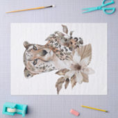 Papier Mousseline Thème de portrait de Cheetah Wildlife Africain (Artisanat)