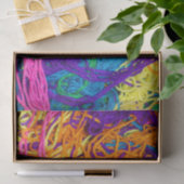 Papier Mousseline Thème du Crochet et de l'artisanat Tricot (Cadeau)