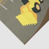 Papier Mousseline Thème du site des camions de construction (Détail)