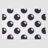 Papier Mousseline Thème Huit Ball Billiard (Recto)