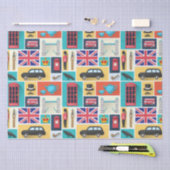 Papier Mousseline Thème Londres (Artisanat)