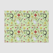 Papier Mousseline Thème Médicale (Recto)