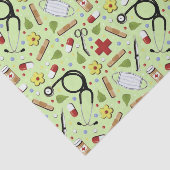 Papier Mousseline Thème Médicale (Détail)