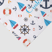 Papier Mousseline Thème nautique Thunder_Cove (Détail)