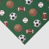 Papier Mousseline Thème Sportif (Détail)
